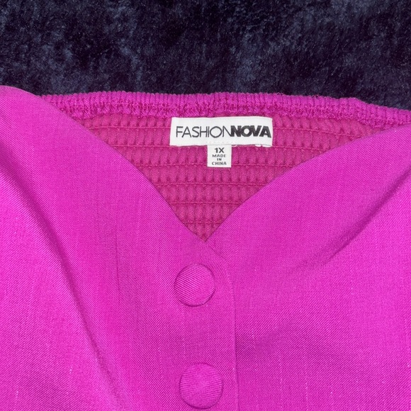 Tuxedo top 2pc set - Picture 2 of 4